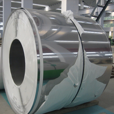 0.12m m - la tira de acero inoxidable de 2m m pulió la bobina de doblez 8K 410