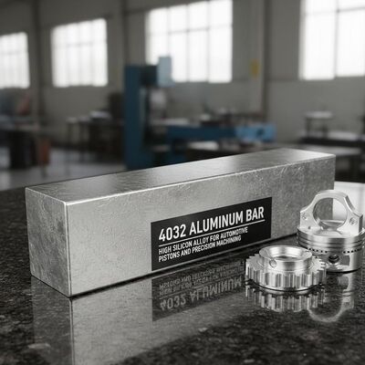 4032 Barras de aleación de aluminio de silicio alto para pistones de automóviles con baja expansión térmica y resistencia al desgaste