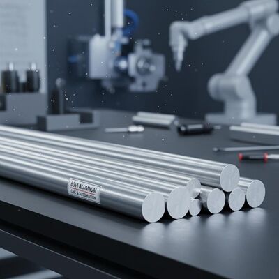 Mecanizado CNC sólido 6061 T6 Varilla de aluminio Tratamiento térmico Resistencia a la corrosión