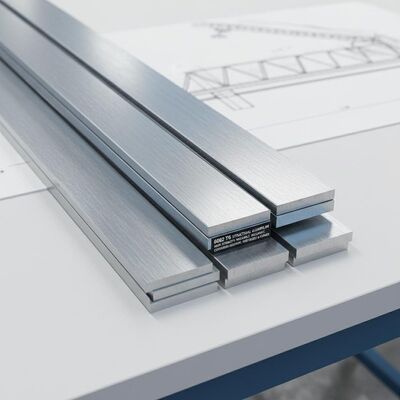 6082 T6 Barras planas de aluminio estructural de alta resistencia resistente a la corrosión para puentes y grúas