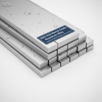 Barra de chapa de aleación de aluminio de grado marino 5052 H32 con excelente formabilidad y resistencia a la corrosión del agua salada
