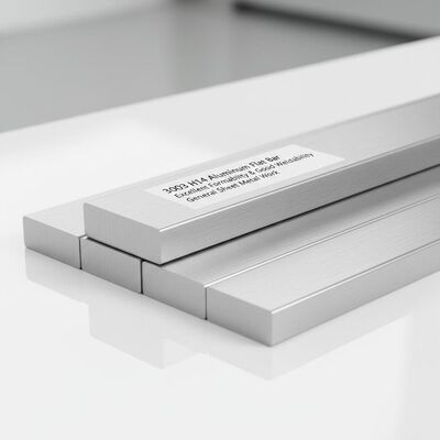 Barra plana de aluminio 3003 H14 con excelente formabilidad y buena soldabilidad para trabajos generales de chapa metálica