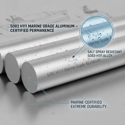 Barras redondas de aluminio puro de grado eléctrico 1050 H14 de alta conductividad