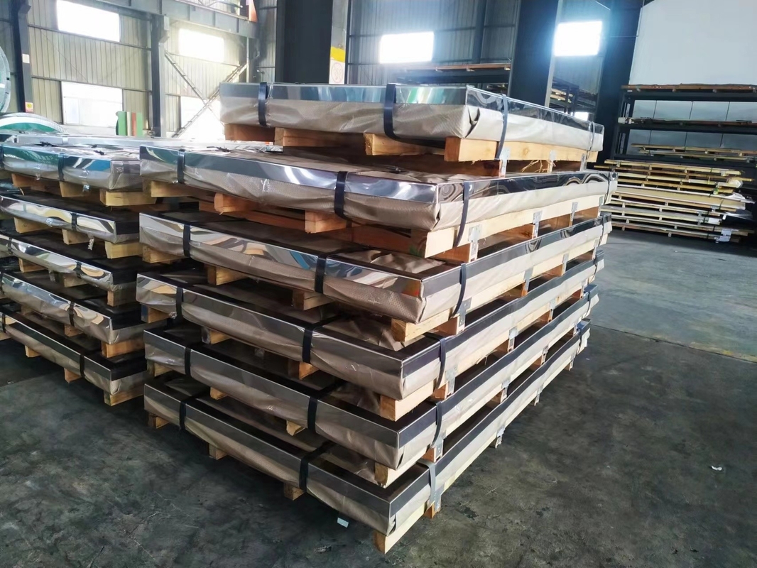 Hoja de acero inoxidable Poli 304 laminada en caliente con 0,3 mm 6 mm y 28,0 x 106 Psi módulo de elasticidad