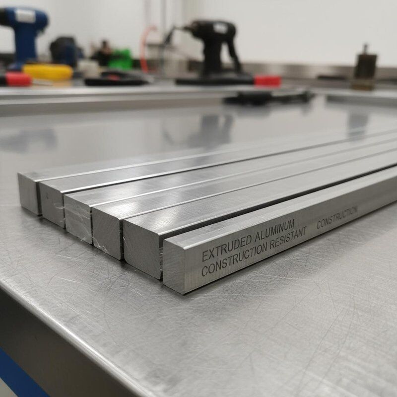 Barra plana de aluminio extruido, superficie anodizada ligera resistente a la corrosión para uso industrial en la construcción