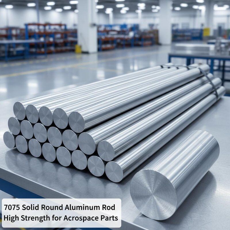 7075 Rodas redondas de aluminio sólido de alta resistencia de precisión para la industria aeroespacial