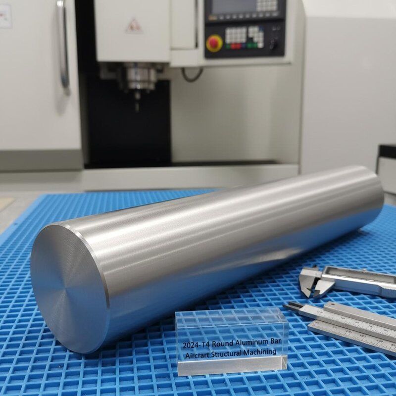2024 T4 Barra redonda de aluminio para mecanizado estructural de aeronaves con alta resistencia a la fatiga