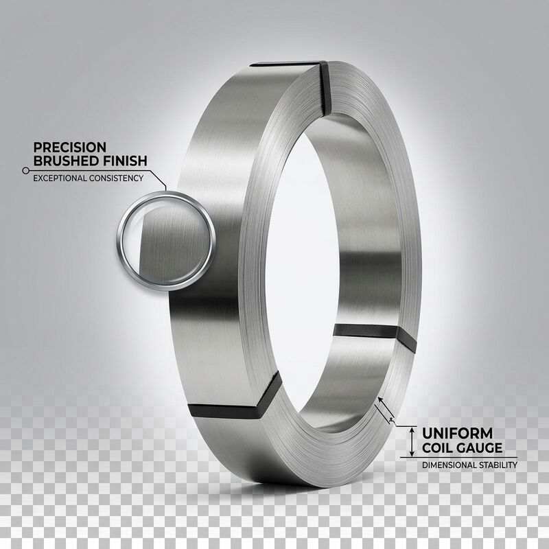 Bobina de Acero Inoxidable Ferrítico Magnético 430 con Acabado 2B BA para Utensilios de Cocina de Inducción de 0.3mm-2.0mm de Espesor