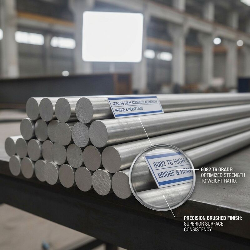 Barra redonda de aluminio 3003 H14 anticorrosión, resistente a la intemperie, para equipos químicos